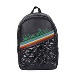 Benetton 70248 Kapitone Ilkokul Çantası Siyah