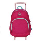Benetton 70438 Krinkıl Çekçekli Anaokulu Çantası Pembe