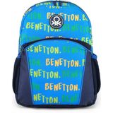 Benetton Back To School Mavi - Lacivert Erkek Sırt Çantası Sırt Çanta Mavi - --
