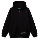 Benetton Baskılı Erkek Çocuk Sweatshırt 33Nvc505A, Siyah, 7-8 Yaş