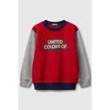 Benetton Bebe Sweatshirt Erkek Bebek Kırmızı 1-6 Yaş - 12 - 18 Ay