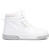 Benetton Benetton 31087 Genç Erkek Günlük Boğazlı Sneaker Hi Ayakkabı - Beyaz