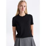 Benetton Bisiklet Yaka Normal Siyah Kadın Kazak 1ZRED10BK - XS