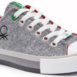 Benetton BN-30539 Gri Kadın Spor Ayakkabı