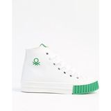 Benetton BN-30560 - 3114 Beyaz Yeşil - Çocuk Spor Ayakkabı - Beyaz-Yeşil