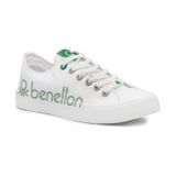 Benetton BN-30566 Beyaz Kadın Spor Ayakkabısı
