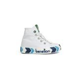 Benetton BN-30646 3394 Beyaz Lacivert Çocuk Spor Ayakkabı