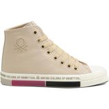 Benetton BN-30730 Bej Uzun Kadın Converse Düz Tabanlı Ayakkabı 38 Numaralı Şık Seçim
