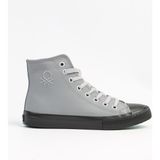 Benetton BN-31046 Bilek Boy Kışlık Sneaker Spor Ayakkabı - Gri-Siyah
