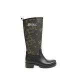Benetton® BN-50007 - 34124 Yeşil Kamuflaj - Kadın Çizme