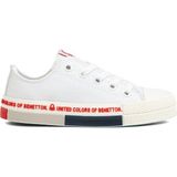 Benetton®| BN-70019 - Beyaz Kırmızı - Çocuk Spor Ayakkabı - Beyaz - Kırmızı