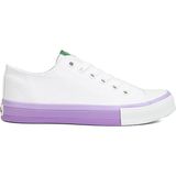 Benetton BN-90176-2 3374 Beyaz Lila Kadın Spor Ayakkabı