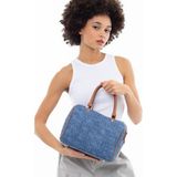Benetton BNT-955 Kot Lacivert Camel Kadın Speedy El Çantası