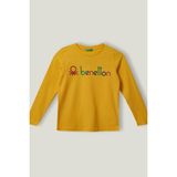 Benetton BNT-G205 Sarı Kız Çocuk T-shirt