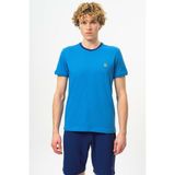 Benetton BNT-M20461-23Y Erkek T-Shirt - Mavi