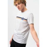 Benetton BNT-M20478-23Y Erkek T-Shirt - Gri Melanj