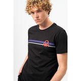 Benetton BNT-M20478-23Y Erkek T-Shirt - Siyah