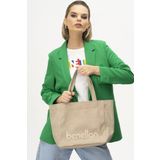 Benetton BNT1163 Kum Kadın Omuz Çantası