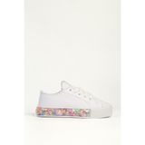 Benetton ® | Candy Flower Beyaz Çocuk Spor Ayakkabı BN-32126