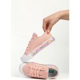Benetton® Candy Flower Pudra Kız Çocuk Spor Ayakkabı Şeffaf Tabanlı Tekstil Malzeme