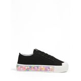 Benetton ® | Candy Flower Siyah Beyaz Unisex Çocuk Spor Ayakkabı BN-32126