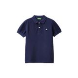 Benetton Düz Lacivert Erkek Çocuk Polo T-Shirt 3089C300Q - 11 - 12 Yaş