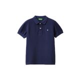 Benetton Düz Lacivert Erkek Çocuk Polo T-Shirt 3089C300Q - 6 - 7 Yaş