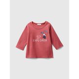 Benetton Erkek Bebek Gizli Çıtçıtlı Sweatshirt 1-18AY Tarçın - 1 - 3 Ay