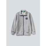 Benetton Erkek Çocuk Gri Melanj Sweatshırt 3J68C501B 501