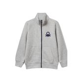 Benetton Erkek Çocuk Gri Melanj Sweatshirt, 5002945286