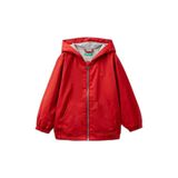 Benetton Erkek Çocuk Kırmızı Logolu Jersey Astarlı Yağmurluk 12-18 Ay