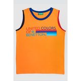 Benetton Erkek Çocuk T-Shırt-Turuncu - 4 - 5 Yaş