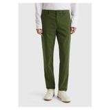 Benetton Erkek Haki Slim Fit Chino Pantolon