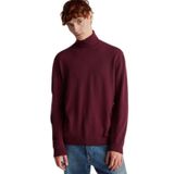 Benetton Erkek Mürdüm%100 Merino Boğazlı Kazak