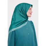 Benetton Halka Desen Monogram Eşarp