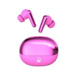 Benetton & Imiki T14 ANC Bluetooth 5.3 Kablosuz Kulaklık, Mavi/Sarı/Pembe/Yeşil, Aktif Gürültü Önleme (Pembe)