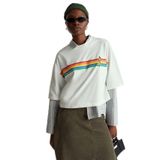 Benetton Kadın Beyaz%100 Pamuk Boxy Fit Crop Stranger Things Baskılı T-shirt