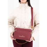 Benetton Kadın Çapraz Çanta BNT1667 Bordo Camel - Bordo - Camel