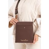 Benetton Kadın Çapraz Çanta BNT1672 Kahve Camel - Kahve - Camel