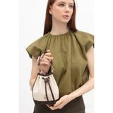 Benetton Kadın El Çantası BNT_1796 Bej-Kahve - Bej - Kahve