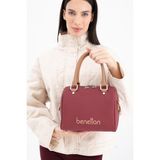 Benetton Kadın Kol Çantası BNT1647 Bordo Camel - Bordo - Camel