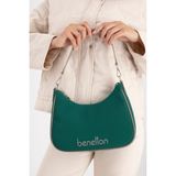 Benetton Kadın Kol Çantası BNT1690 Zümrüt Koyu Taş - Zümrüt Yeşili - Koyu Taş