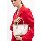 Benetton Kadın Kol Çantası BNT1794 Beyaz Taş - Beyaz - Taş