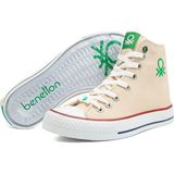 Benetton Kadın Krem Günlük Spor Ayakkabı - BN-30628-02