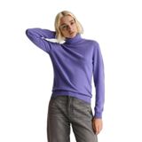 Benetton Kadın Mor Dik Yaka%100 Merino Kazak XL