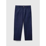 Benetton Katlamalı Paça Lacivert Erkek Çocuk Pantolon 4BE7CF02U - 8 - 9 Yaş