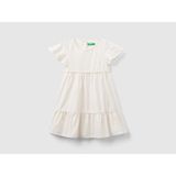 Benetton Kız Bebek Elbise - 1 - 1,5 Yaş - Beyaz