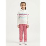 Benetton Kız Çocuk Ekru Sweatshirt - 4 - 5 Yaş