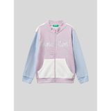 Benetton Kız Çocuk Fermuarlı Sweatshirt 1-6 Yaş Lila - 3 - 4 Yaş