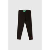 Benetton Kız Çocuk Pamuklu Esnek Tayt 17063 BNT-G21767 - 6 - 7 Yaş - Siyah